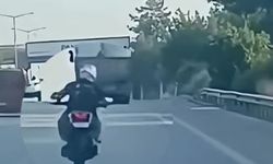 Motosikletiyle tehlikeli gösteriler yapan sürücüye 46 bin ceza!