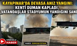 Kayapınar'da Devasa Anız Yangını: Kenti Duman Kapladı