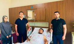 Beton mikserine kaptırdığı bacağı başarılı ameliyatla kurtarıldı
