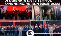 Diyarbakır'da 15 Temmuz Anma Merkezi ve Resim Sergisi Açıldı