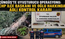 Çüngüş'te Uyuşturucu Operasyonu: CHP İlçe Başkanı ve Oğlu Hakkında Adli Kontrol Kararı