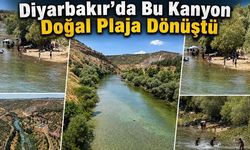 Diyarbakır’da Bu Kanyon Doğal Plaja Dönüştü