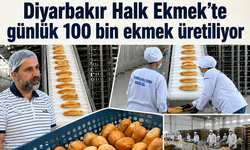 Diyarbakır Halk Ekmek’te günlük 100 bin ekmek üretiliyor