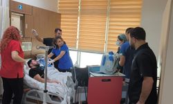 Hastanede "Mavi Kod" tatbikatı başarıyla gerçekleştirildi