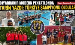 Diyarbakır Modern Pentatlonda Tarih Yazdı: Türkiye Şampiyonu Oldular