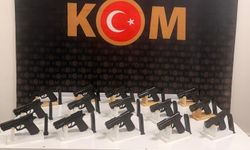 Mardin'de 18 ruhsatsız tabanca ele geçirildi