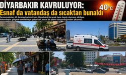 Diyarbakır Kavruluyor: Esnaf da vatandaş da sıcaktan bunaldı