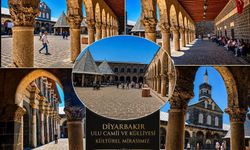 Tarihi Ulu Cami'nin Devasa Sütunları Görenleri Hayran Bırakıyor