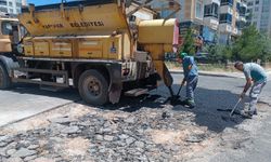 Kayapınar Belediyesi Fen İşleri Ekipleri Sahada