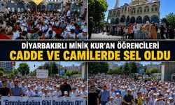 Diyarbakırlı Minik Kur'an Öğrencileri Cadde ve Camilerde Sel Oldu