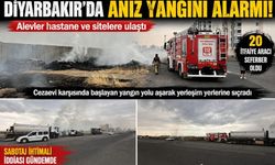 Diyarbakır’da Cezaevi Karşısında Anız Yangını: Alevler Hastane ve Sitelere Yaklaştı