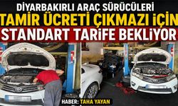 Diyarbakırlı araç sürücüleri tamir ücreti çıkmazı için standart tarife bekliyor