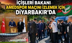 İçişleri Bakanı Mustafa Çiftçi  Amedspor Maçı için Diyarbakır'da