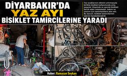 Diyarbakır’da Yaz Ayı Bisiklet Tamircilerine Yaradı