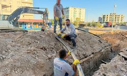 Silvan’da Kavşak Çalışmasına Altyapı Düzenlemesi
