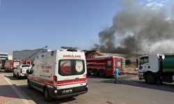 Elyaf fabrikasında çıkan yangın söndürüldü