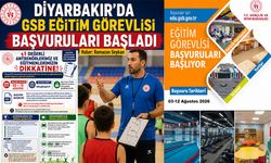 Diyarbakır'da GSB Eğitim Görevlisi Başvuruları Başladı