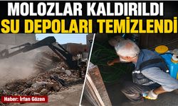 Molozlar Kaldırıldı Su Depoları Temizlendi
