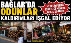 Bağlar’da Odunlar Kaldırımları İşgal Ediyor