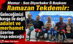 Başkan Tekdemir: Geleceğimizi kavga ile değil adalet ve merhamet üzerine inşa edeceğiz