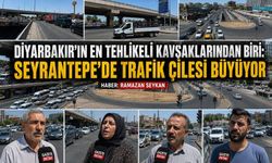 Diyarbakır'da Her Gün Aynı Çile! Seyrantepe Kavşağı Trafiği Sürücüleri İsyan Ettirdi