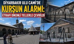 Diyarbakır Ulu Cami’de Kurşun Alarmı: Etrafı Dikenli Tellerle Çevrildi