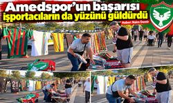 Amedspor’un başarısı işportacıların da yüzünü güldürdü