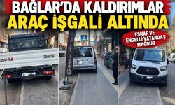 Bağlar’da kaldırımlar araç işgali altında: Esnaf ve yayalar mağdur