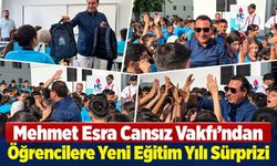 Mehmet Esra Cansız Vakfı’ndan Öğrencilere Yeni Eğitim Yılı Sürprizi