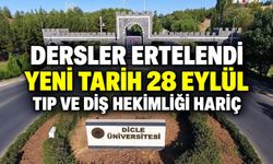 Dicle Üniversitesi’nde takvim değişti: Dersler 28 Eylül’de başlayacak