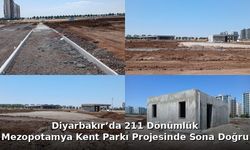 Diyarbakır’da Mezopotamya Kent Parkı Projesinde Sona Doğru