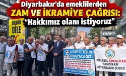 Diyarbakır’da emeklilerden zam ve ikramiye çağrısı: “Hakkımız olanı istiyoruz”