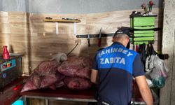 500 kilogram et ve ciğer imha edildi