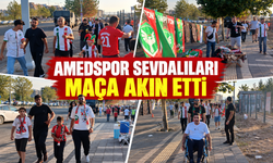 Amedspor-Başakşehir maçı öncesi taraftar hareketliliği