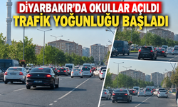 Diyarbakır’da Okullar Açıldı, Trafik Yoğunluğu Başladı