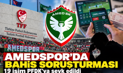 Amedspor’da bahis soruşturması: 19 isim PFDK’ya sevk edildi