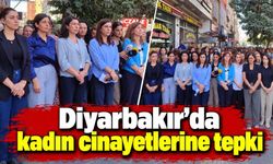 Diyarbakır’da kadın cinayetlerine tepki