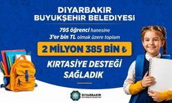 Diyarbakır’da 795 Öğrenci Hanesine Kırtasiye Desteği