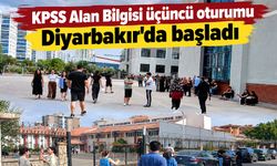 KPSS Alan Bilgisi üçüncü oturumu Diyarbakır’da başladı