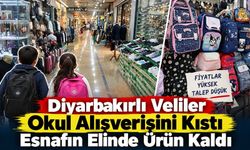 Diyarbakırlı Veliler Okul Alışverişini Kıstı Esnafın Elinde Ürün Kaldı