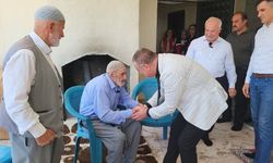 Çocuk Hakları İl Çocuk Komitesi, Adıyaman’ın son Kore Gazisi'ni ziyaret etti
