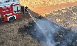 Diyarbakır’da Anız Yangınına İtfaiyeden Hızlı Müdahale