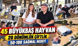 25 yaşında köye dönüp hayalini gerçekleştirdi: 45 büyükbaşla üretime başladı