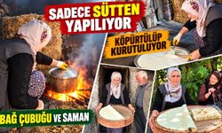 58 yaşındaki Songül Polat kuru kaymak geleneğini yaşatıyor