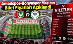 Amedspor-Konyaspor Maçının Bilet Fiyatları Açıklandı
