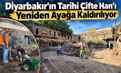 Diyarbakır’ın Tarihi Çifte Han’ı Yeniden Ayağa Kaldırılıyor