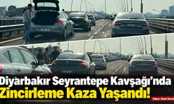 Diyarbakır Seyrantepe Kavşağı’nda Zincirleme Kaza Yaşandı!