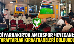Diyarbakır’da Amedspor Heyecanı: Taraftarlar Kıraathaneleri Doldurdu