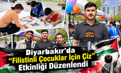 Diyarbakır’da "Filistinli Çocuklar İçin Çiz" Etkinliği Düzenlendi