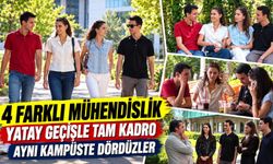 Dördüz kardeşler dört farklı mühendislik bölümünde yeniden bir araya geldi